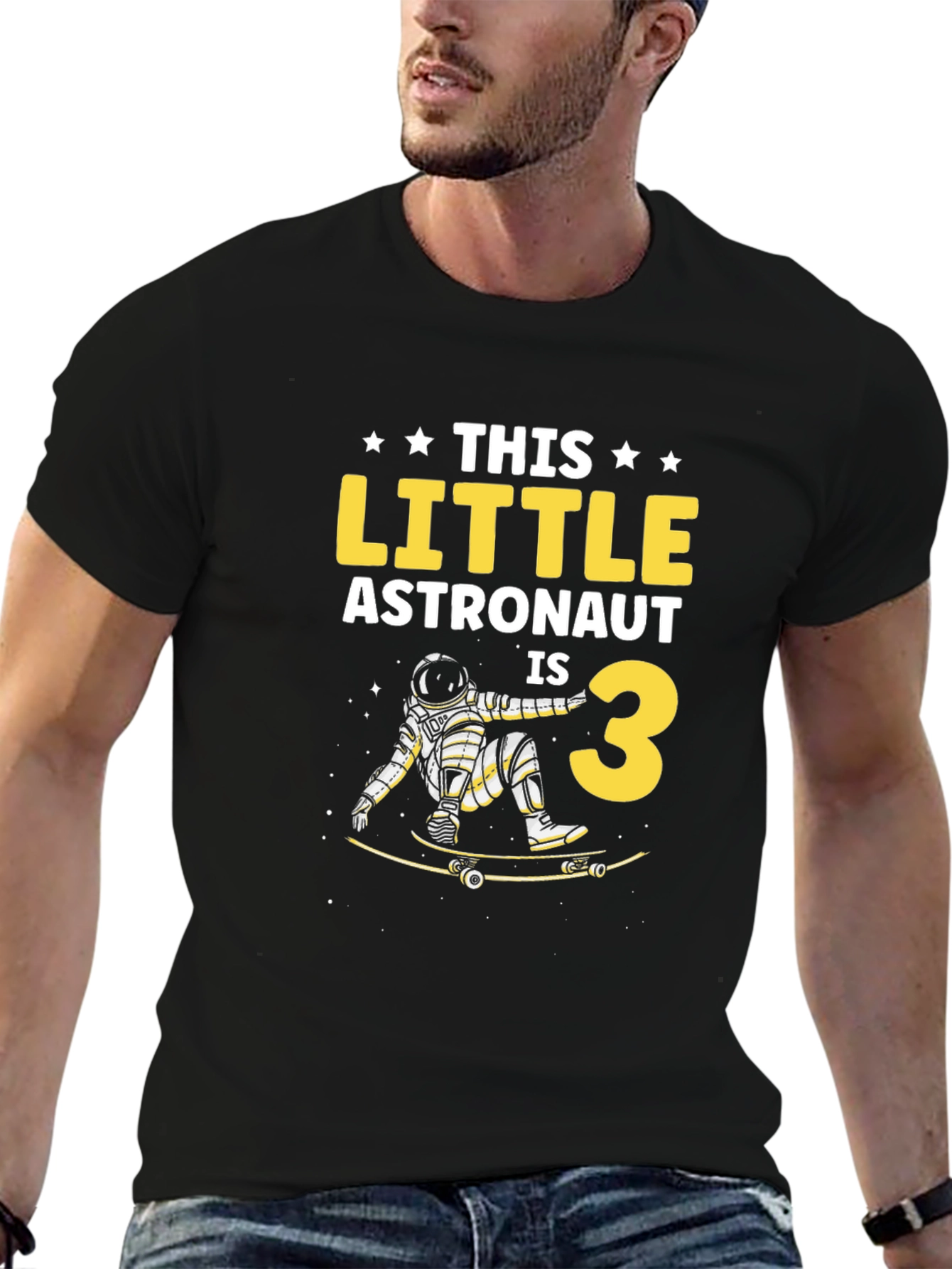 Little Astronaut 3rd Birthday T-Shirt