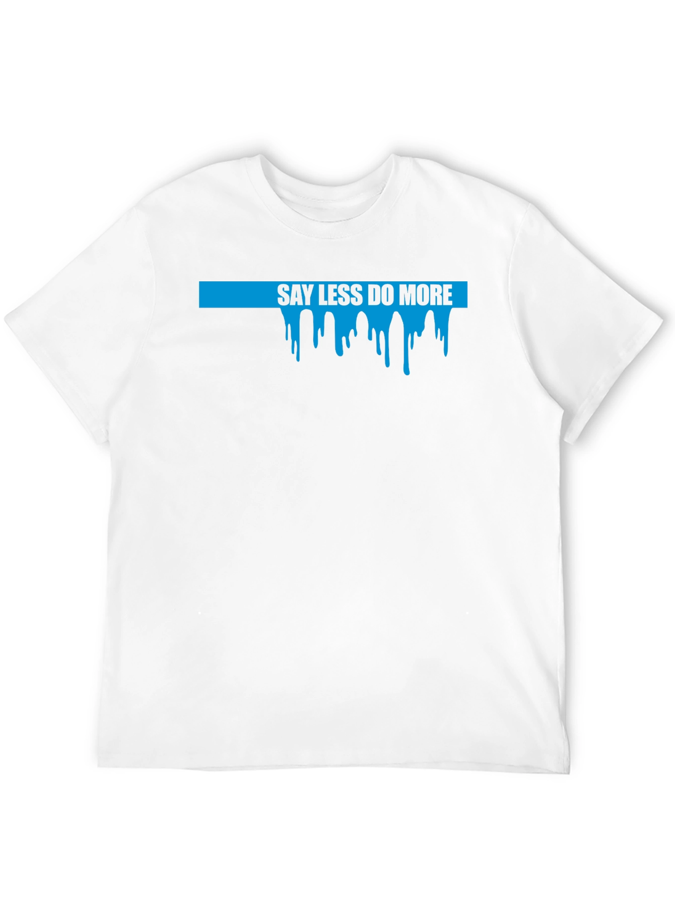 Say Less Do More Graphic Tee - Black