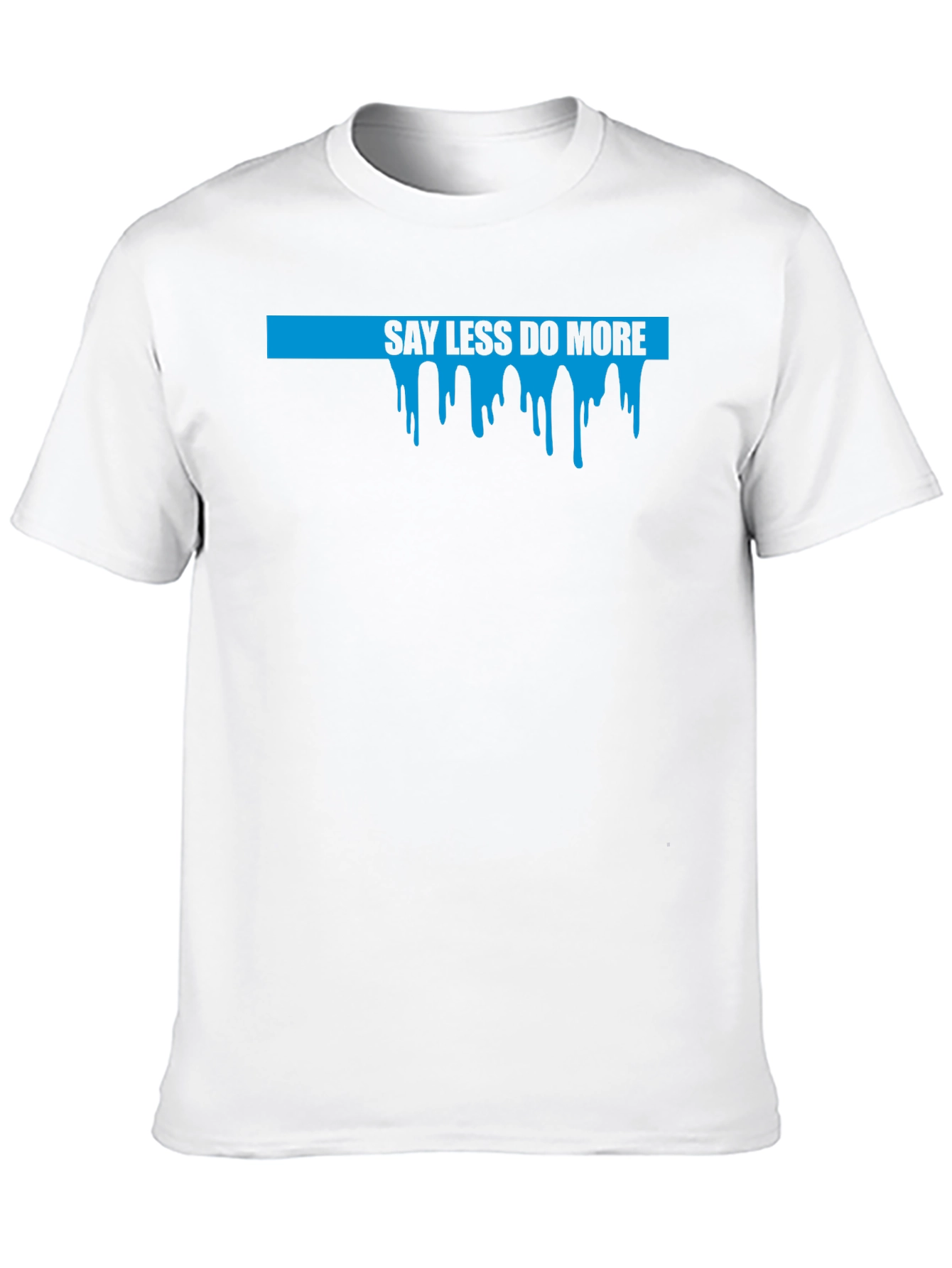 Say Less Do More Graphic Tee - Black