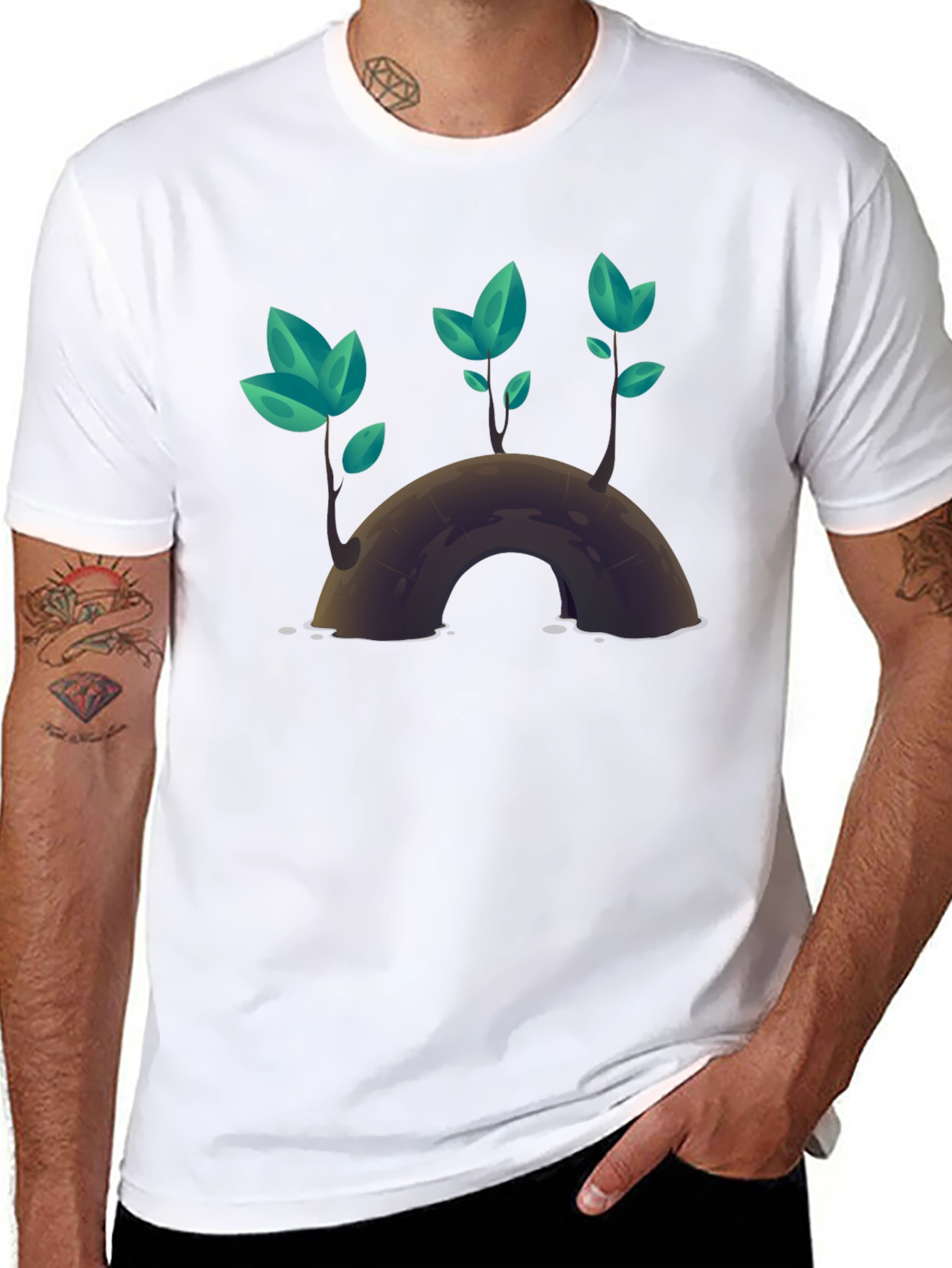 Nature Sprout T-Shirt - Unique Graphic Tee