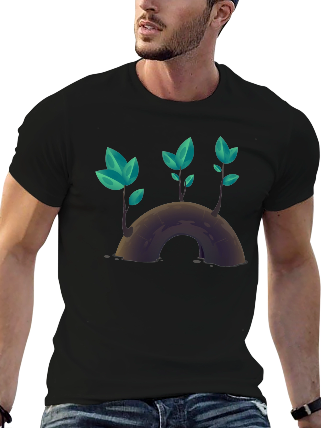 Nature Sprout T-Shirt - Unique Graphic Tee