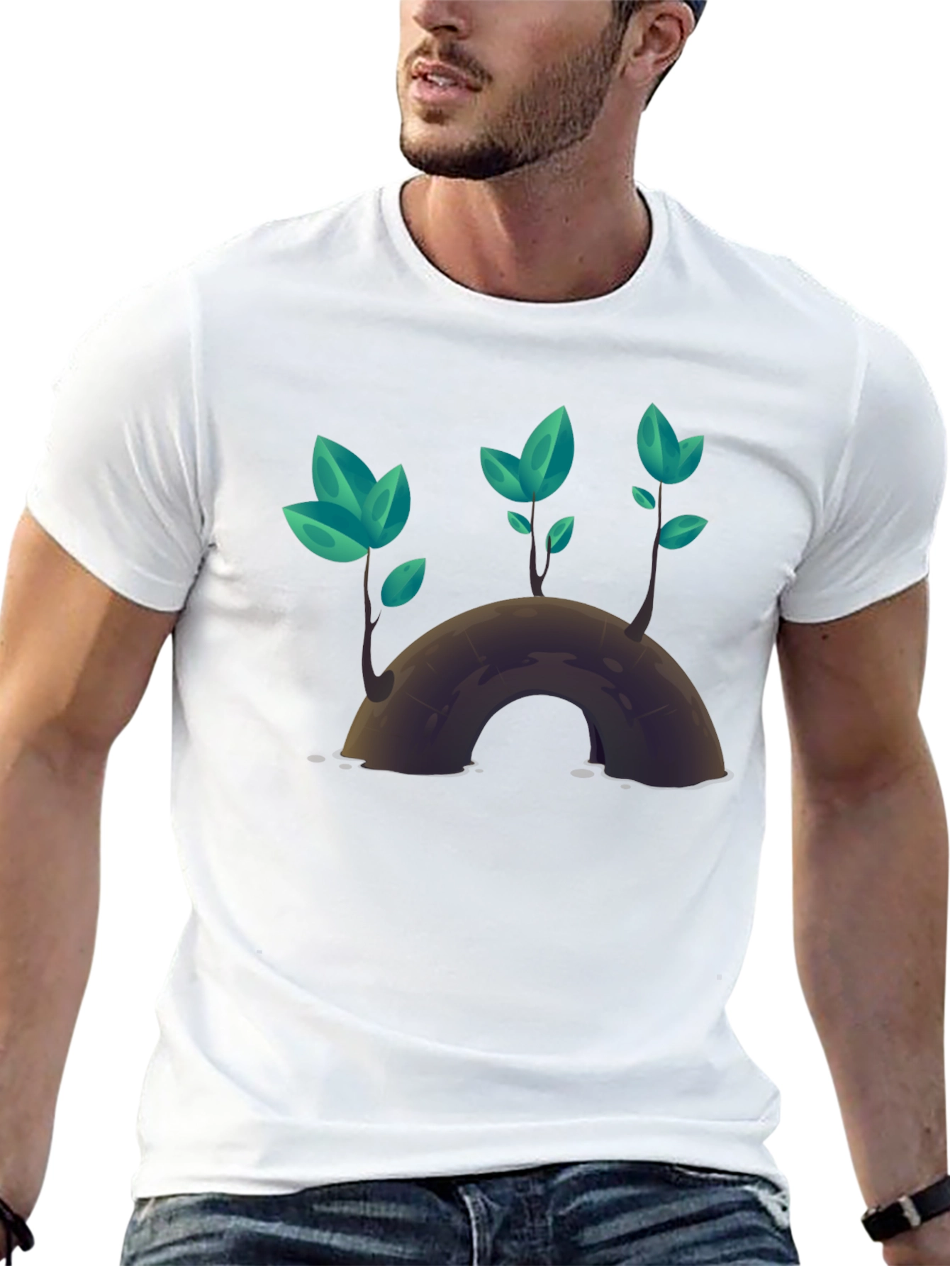 Nature Sprout T-Shirt - Unique Graphic Tee