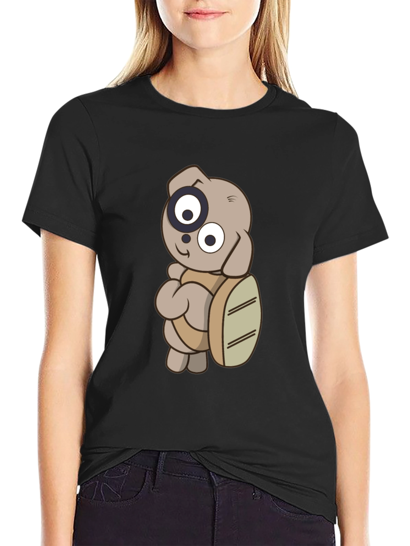 Cartoon Dog T-Shirt - Casual Graphic Tee