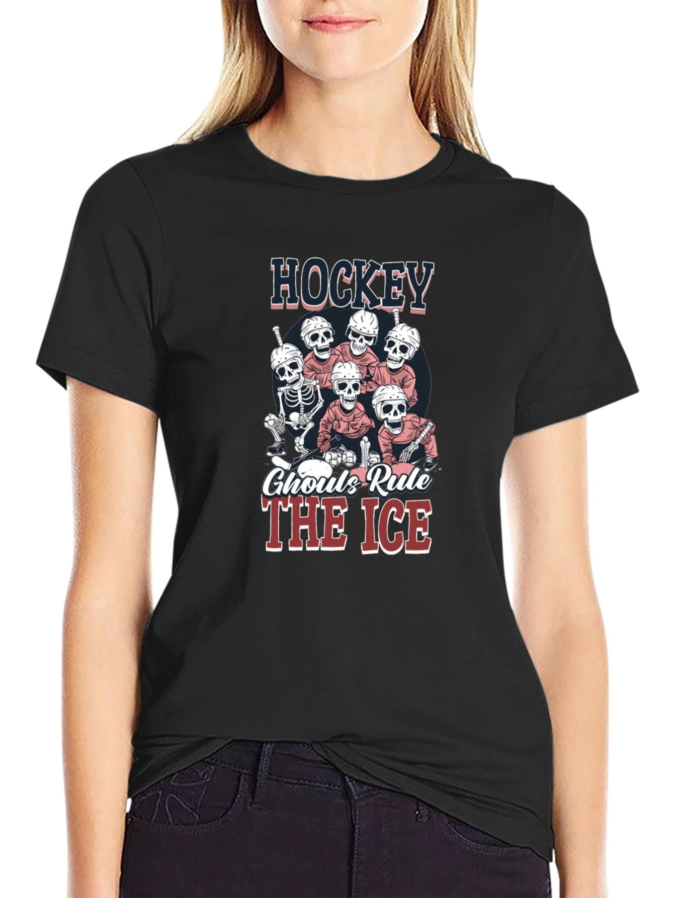 Hockey Ghouls Rule The Ice T-Shirt
