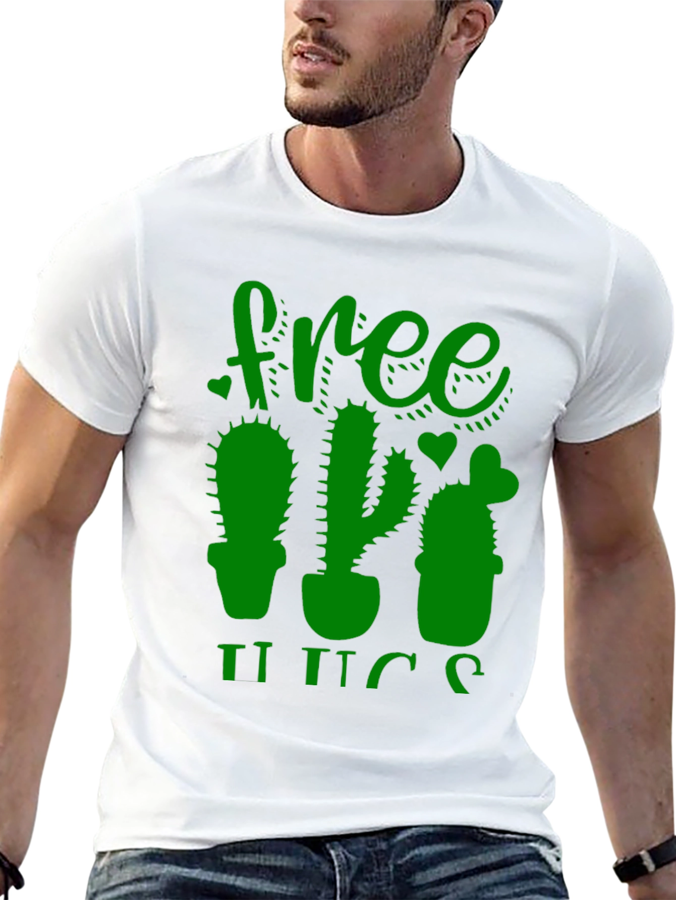 Free Hugs Cactus Graphic Tee