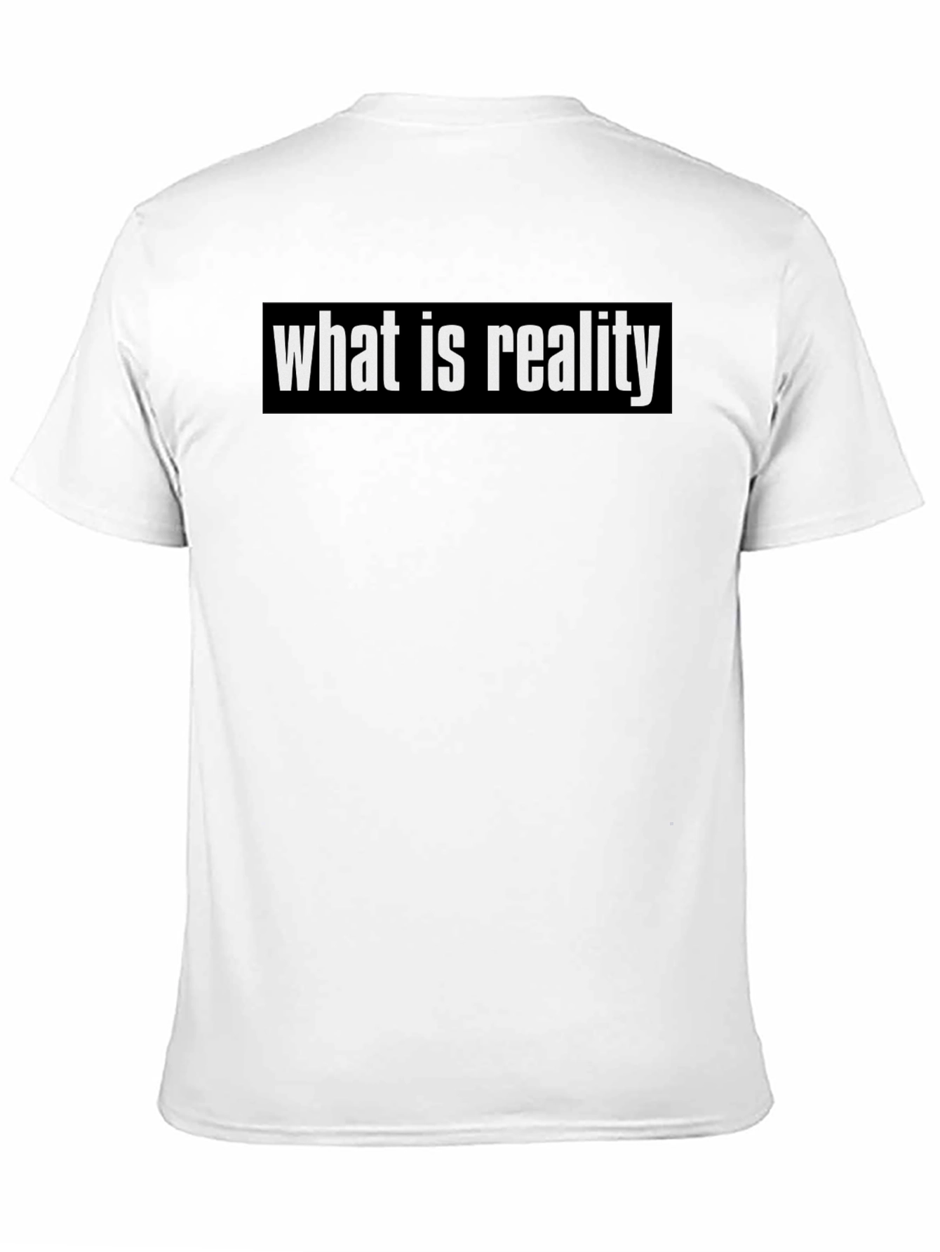 What is Reality Black Graphic Tee