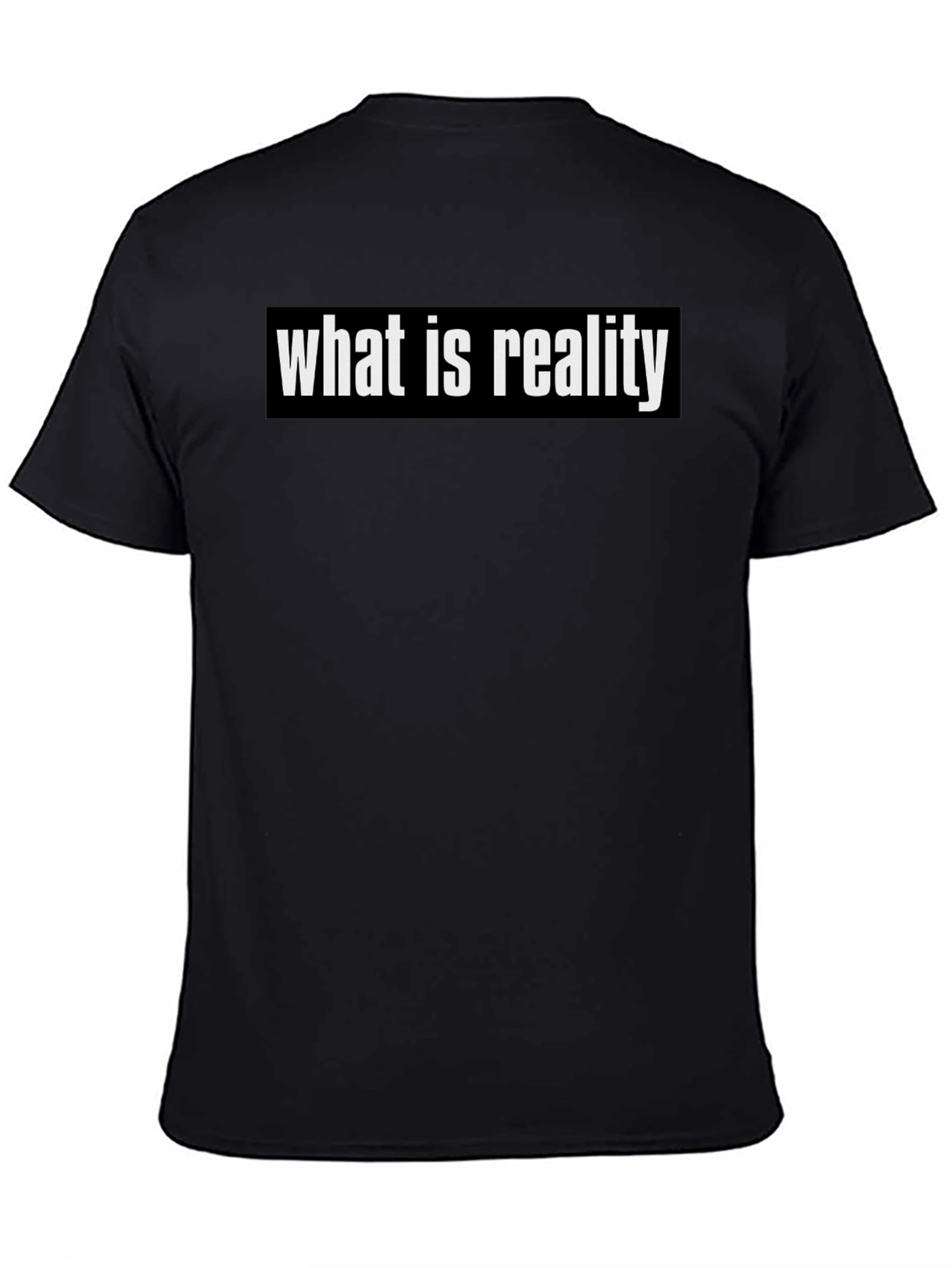 What is Reality Black Graphic Tee