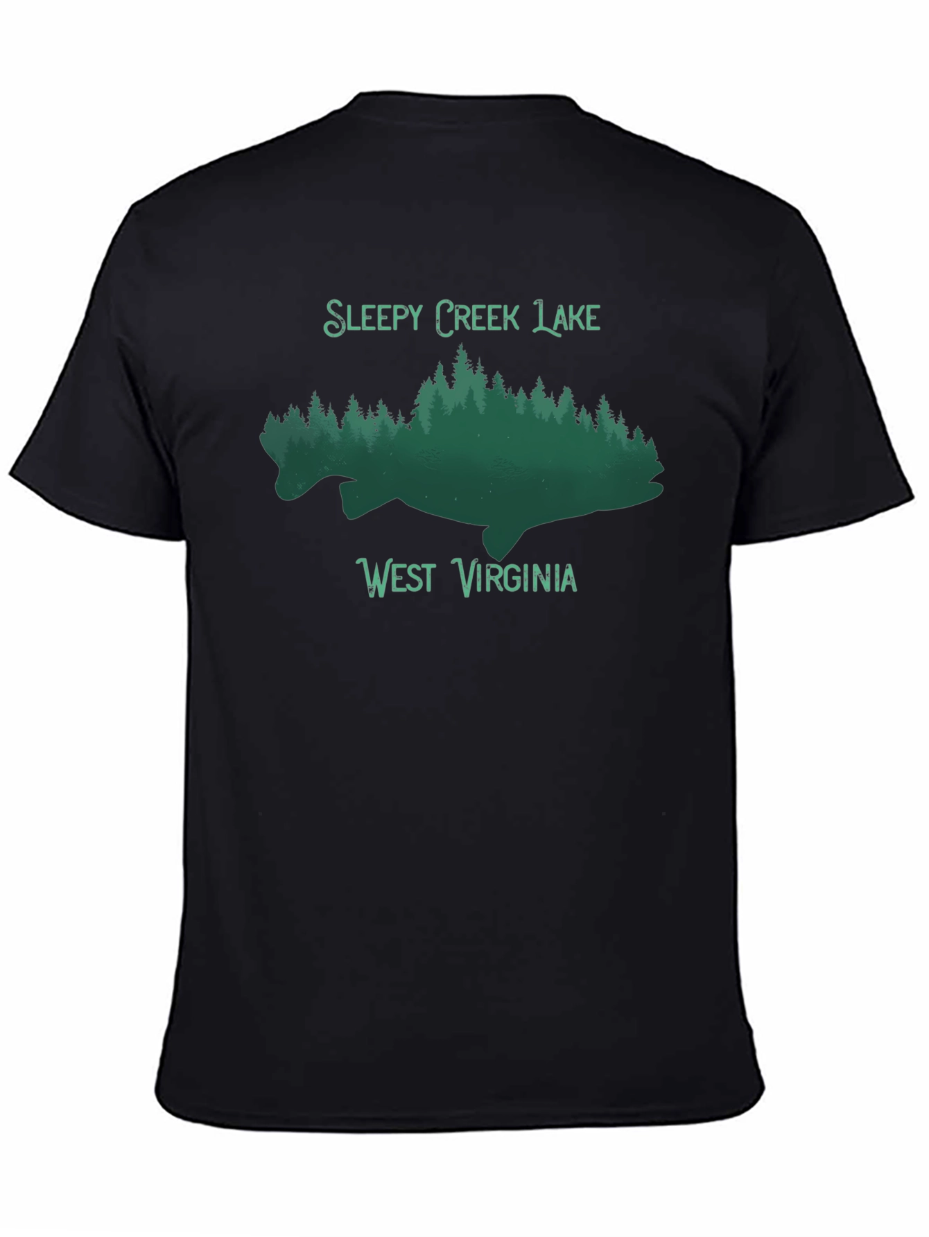 Sleepy Creek Lake West Virginia Black Tee