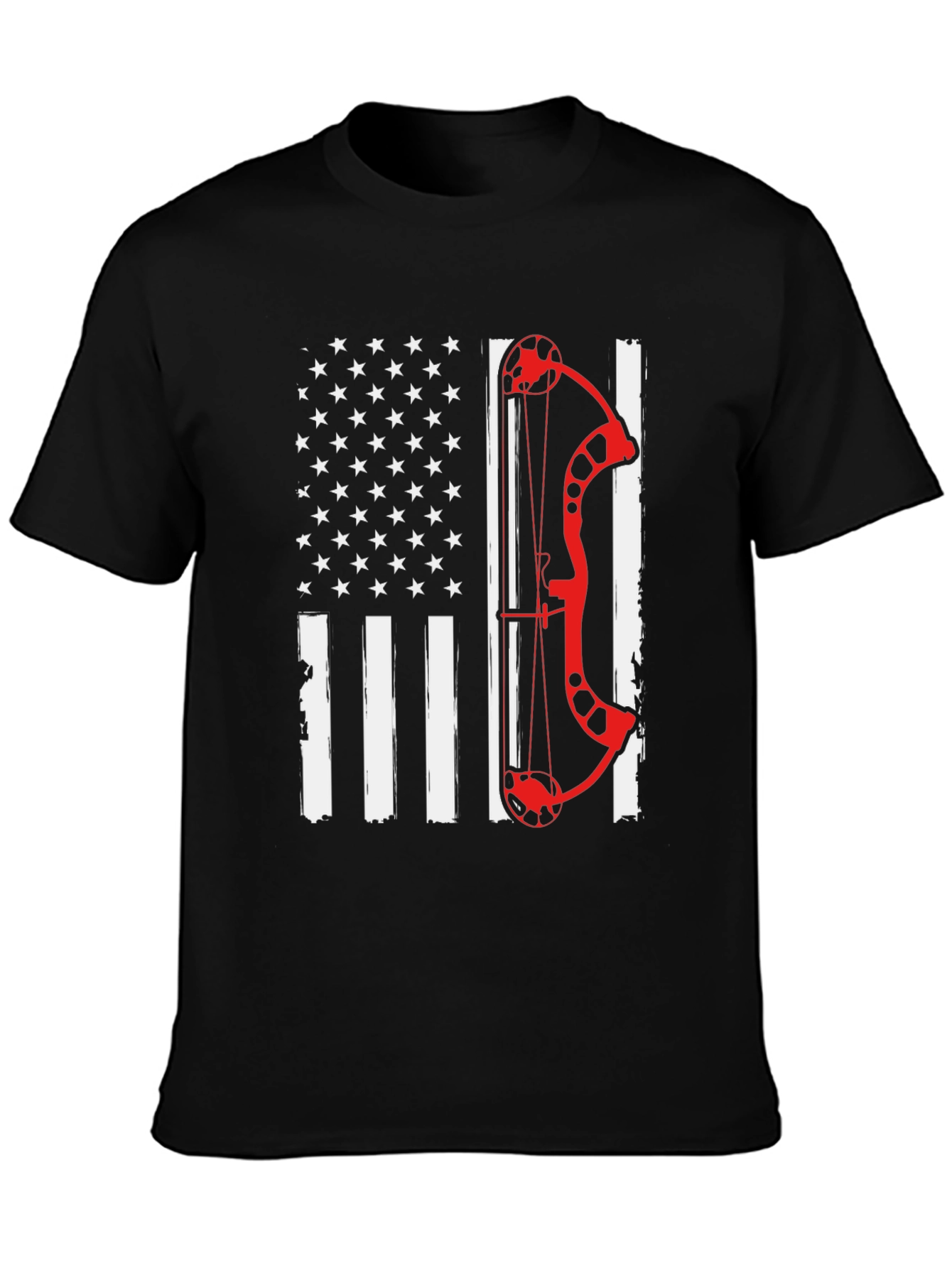 American Flag Bow Hunting T-Shirt - Patriot Archer Apparel
