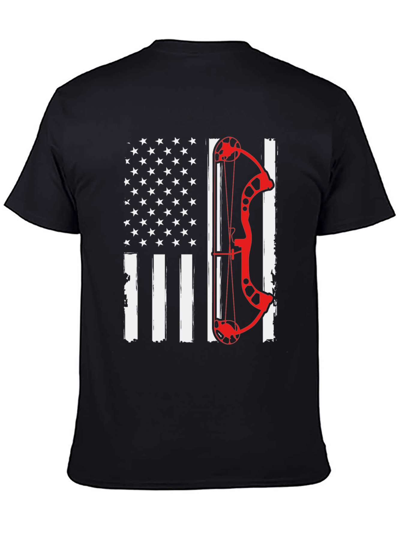 American Flag Bow Hunting T-Shirt - Patriot Archer Apparel