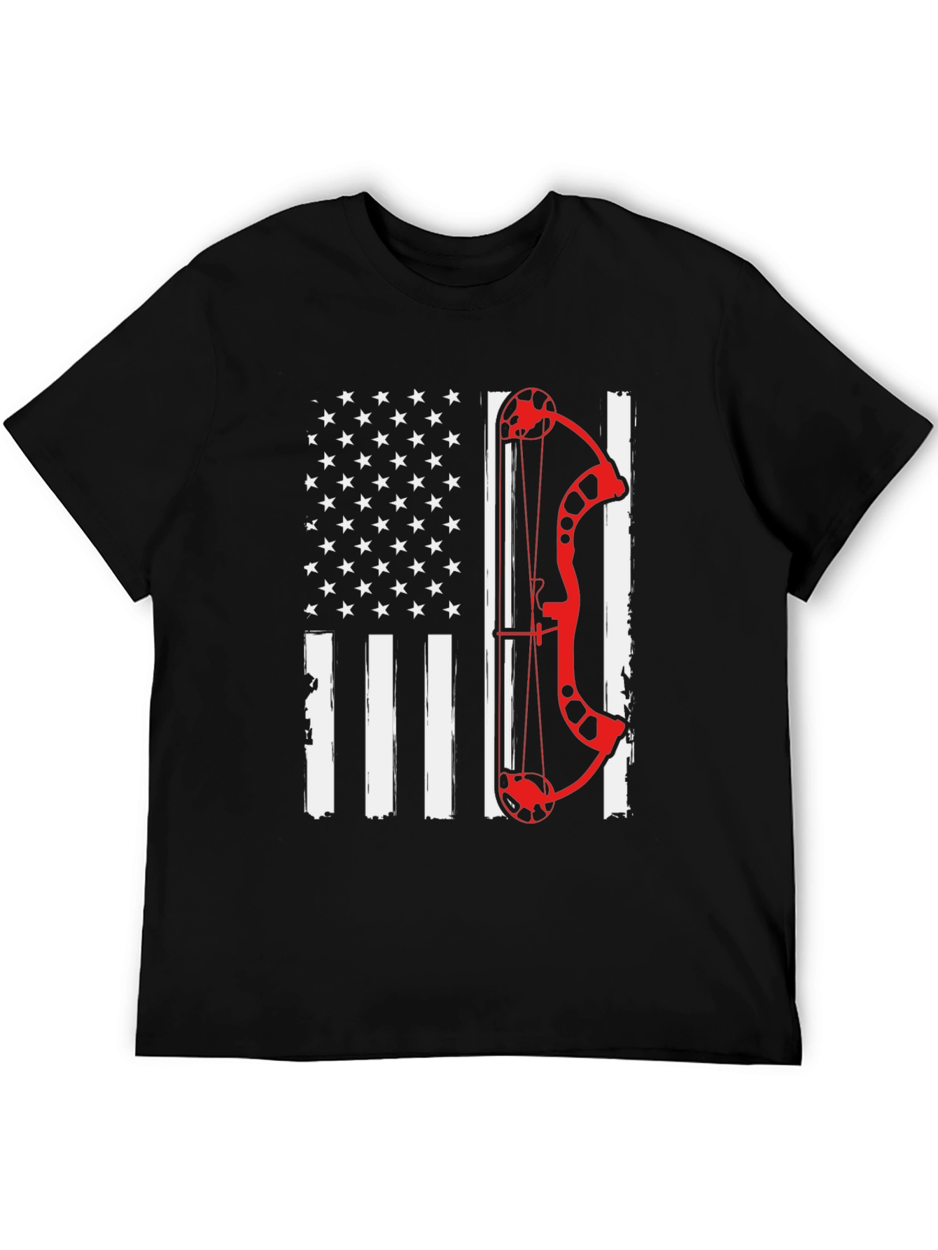 American Flag Bow Hunting T-Shirt - Patriot Archer Apparel