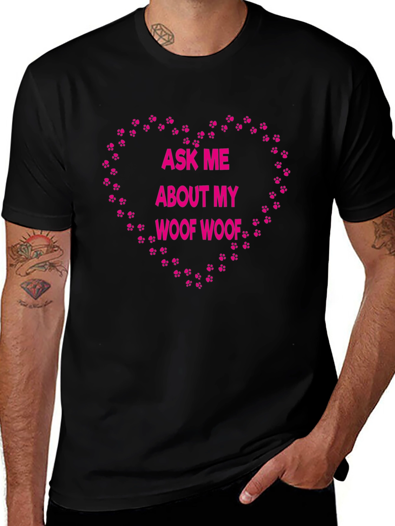 Woof Woof Heart Graphic Tee