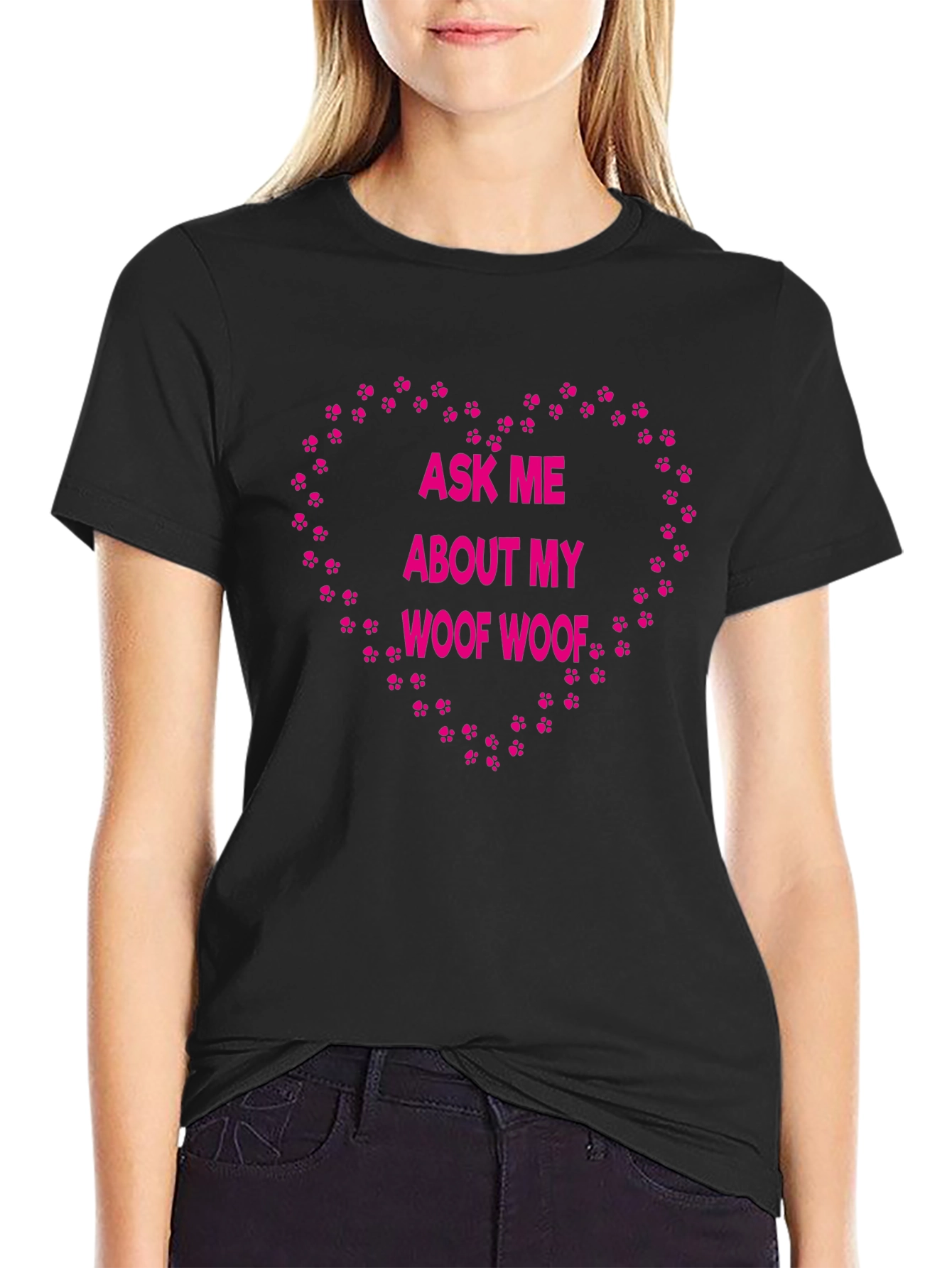 Woof Woof Heart Graphic Tee