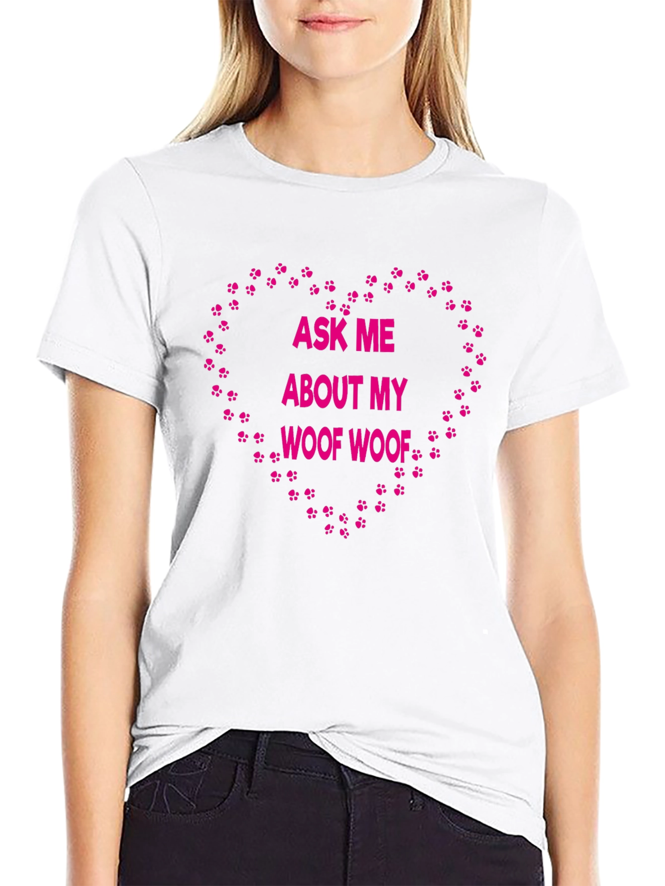 Woof Woof Heart Graphic Tee