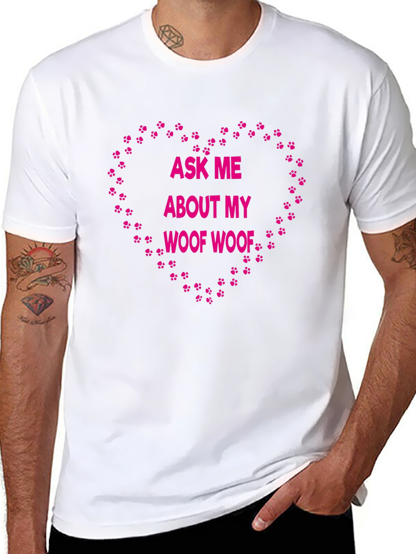 Woof Woof Heart Graphic Tee