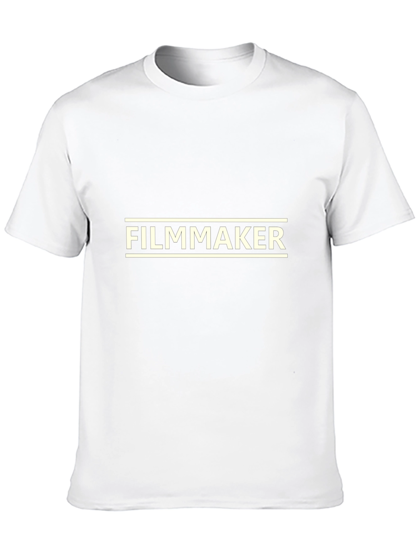 Filmmaker Graphic Tee - Classic Black Crew Neck