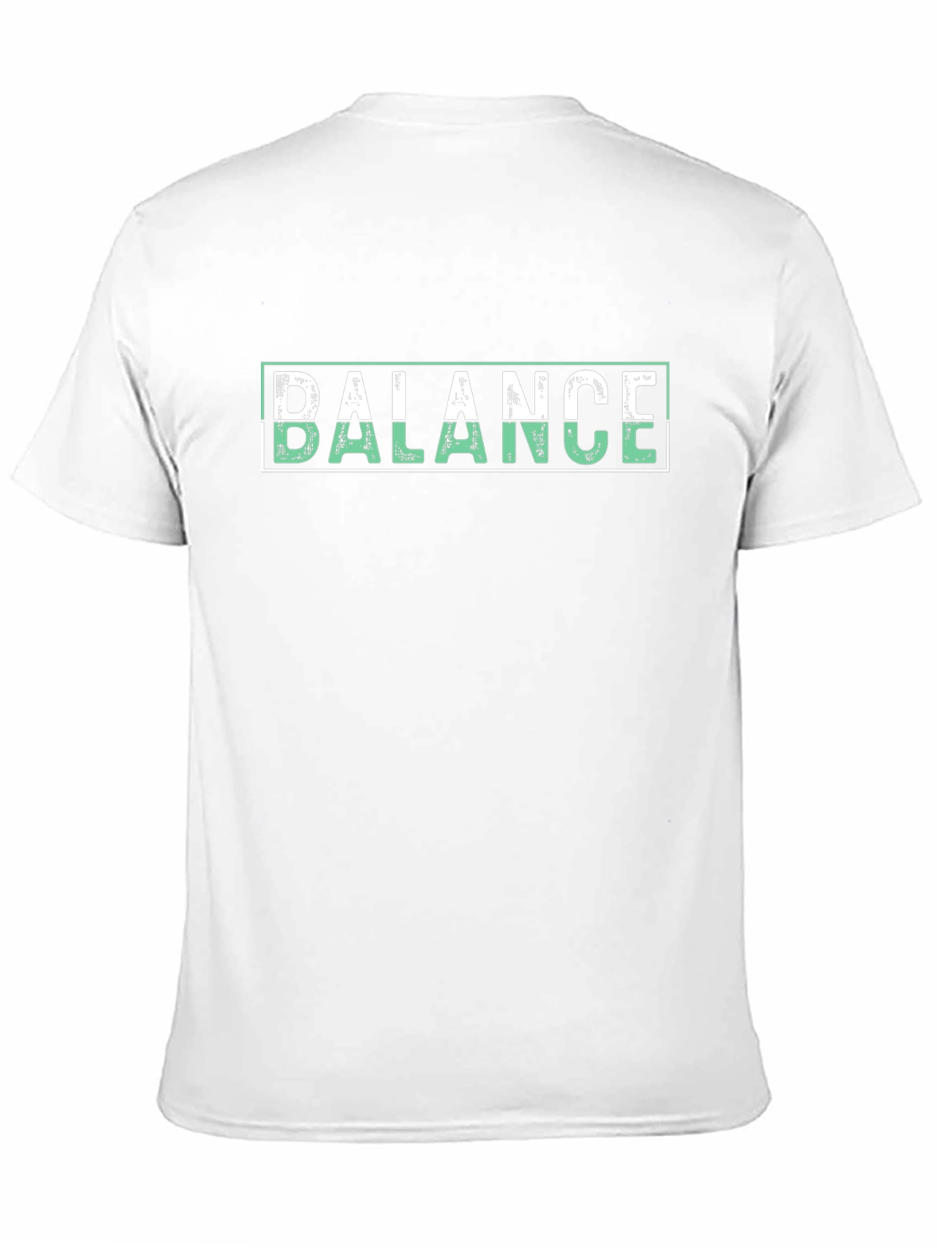 Balance Graphic Print Black T-Shirt