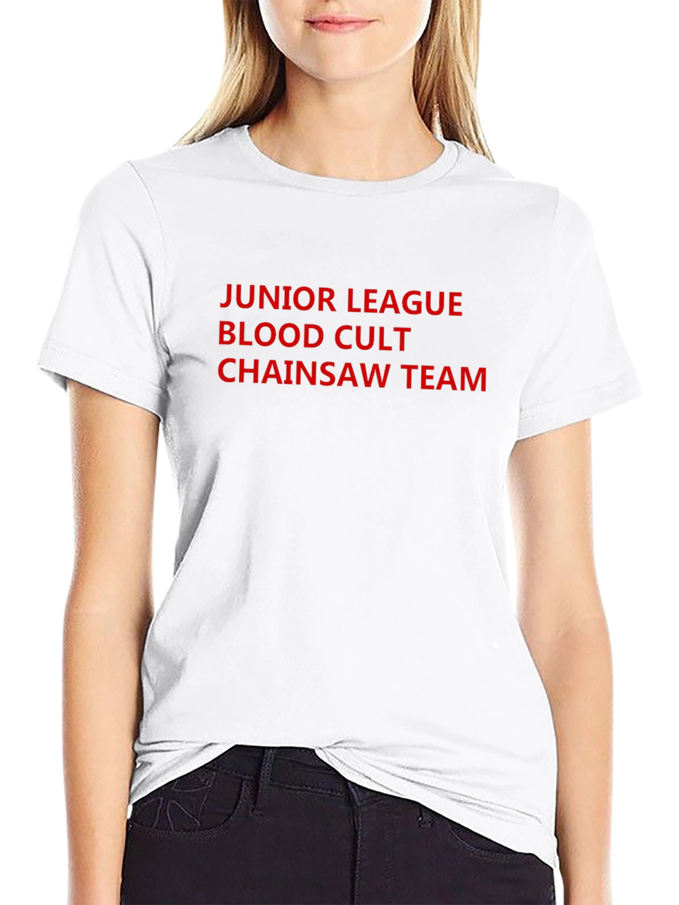 Junior League Blood Cult Chainsaw Team Graphic Tee
