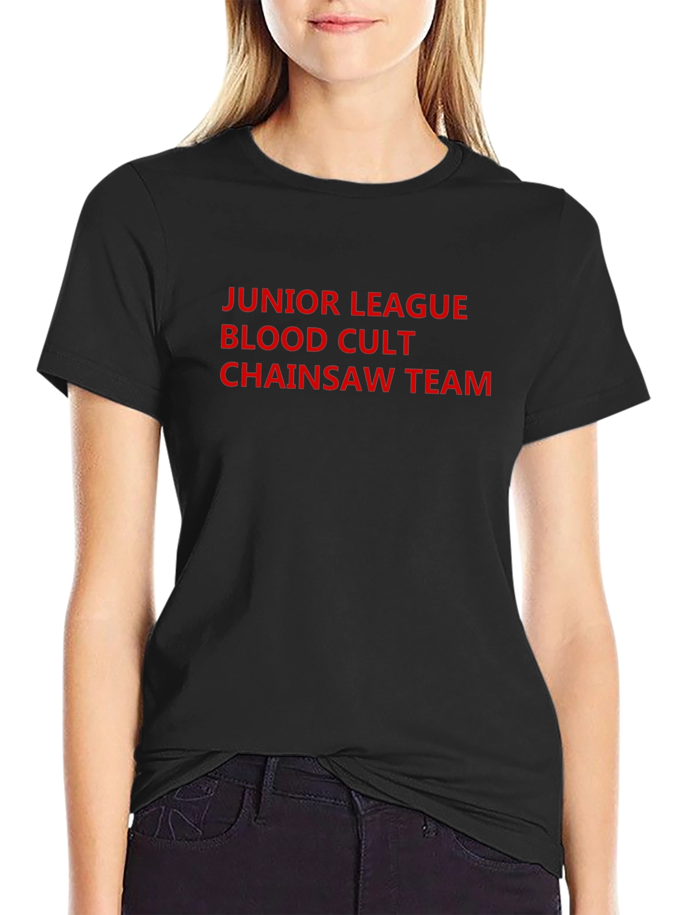 Junior League Blood Cult Chainsaw Team Graphic Tee