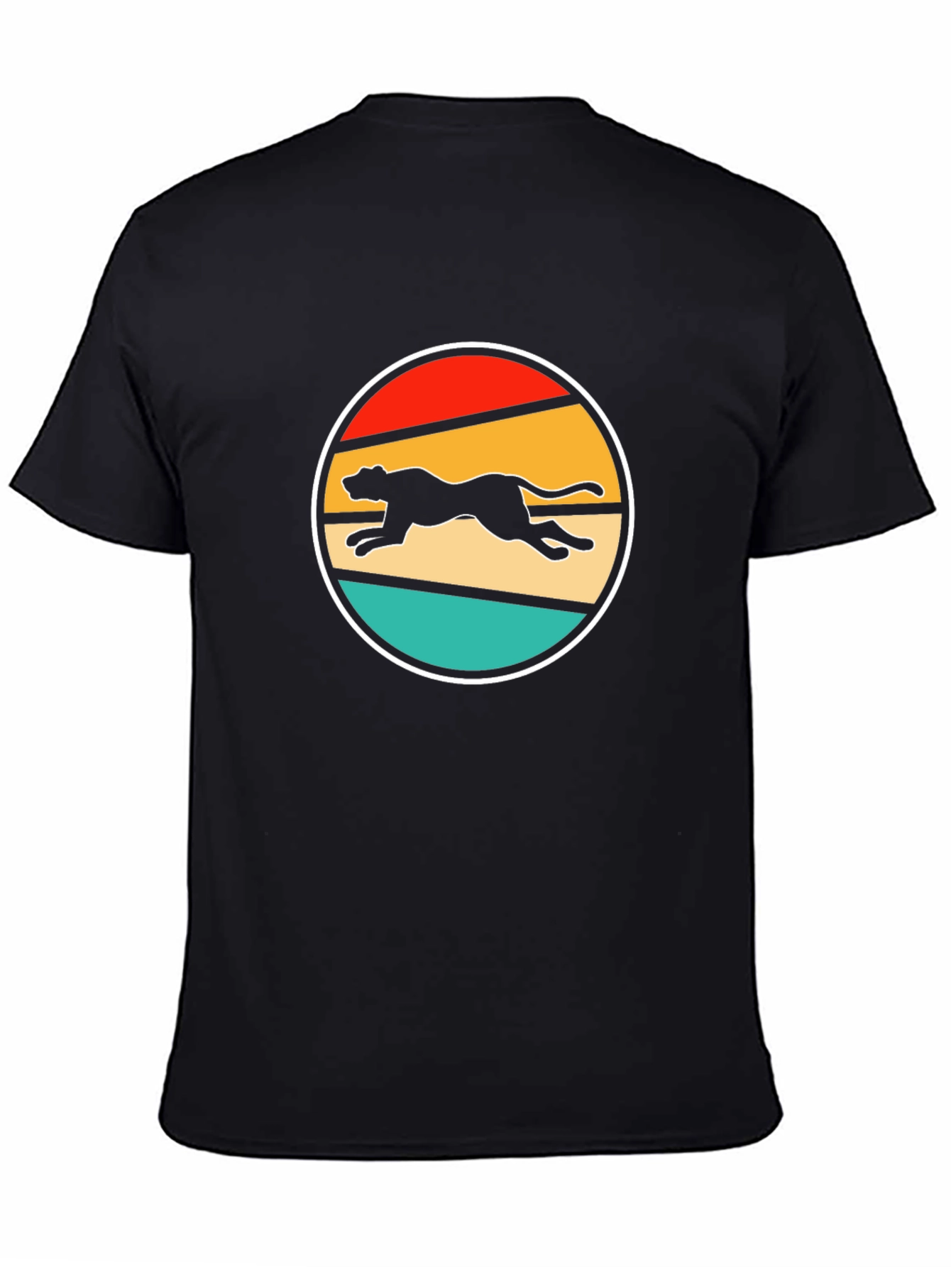 Retro Cheetah Graphic T-Shirt