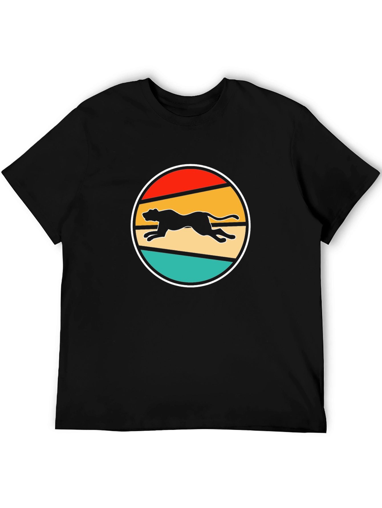 Retro Cheetah Graphic T-Shirt