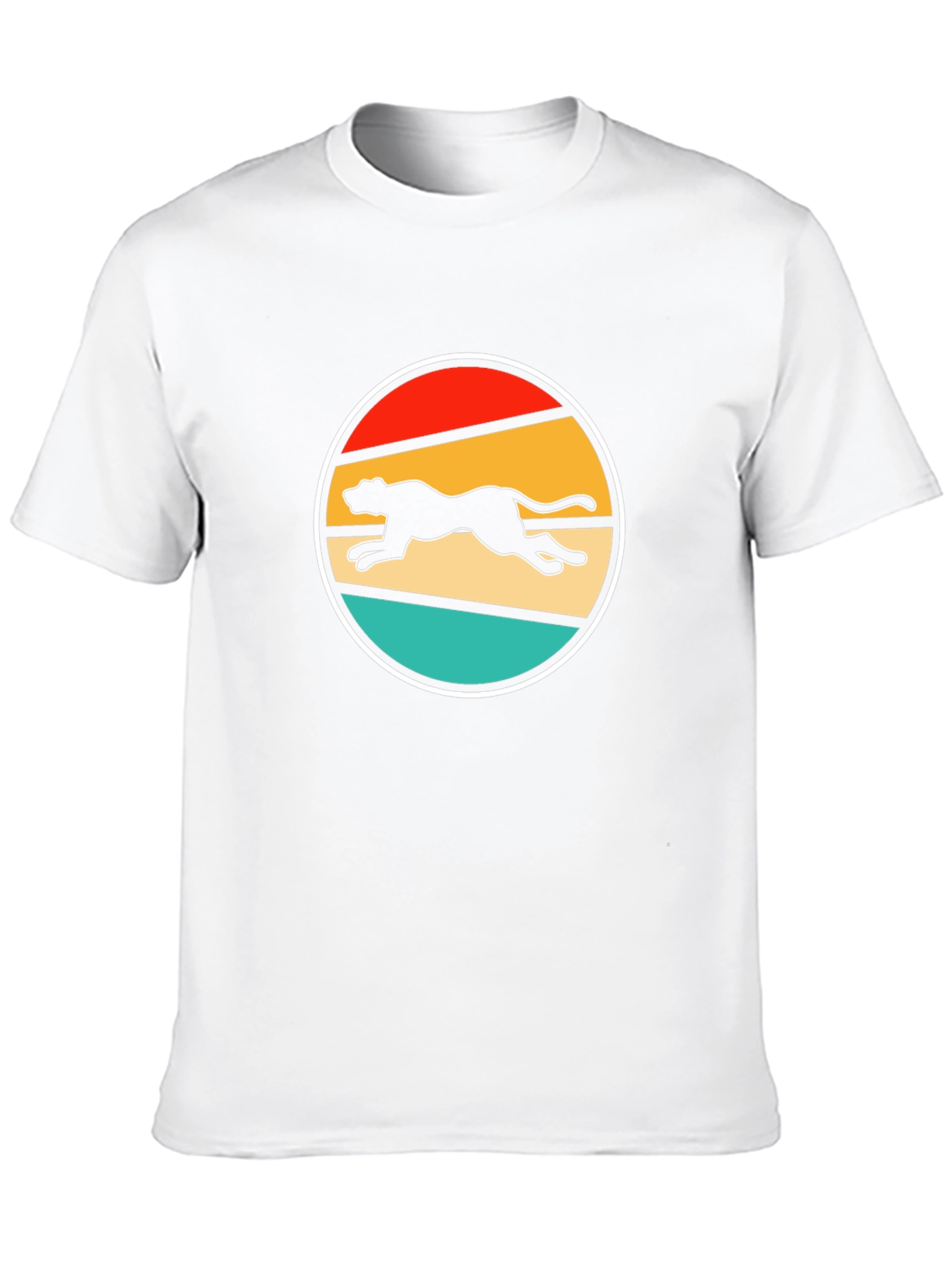 Retro Cheetah Graphic T-Shirt