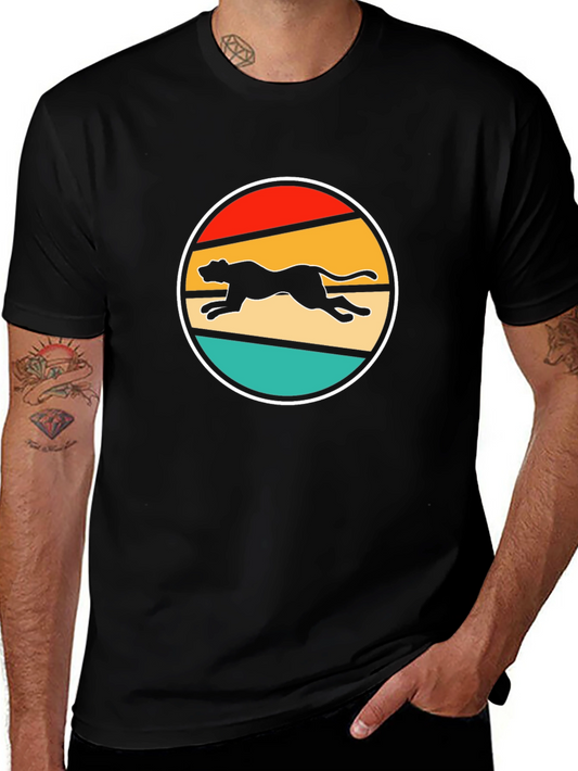 Retro Cheetah Graphic T-Shirt