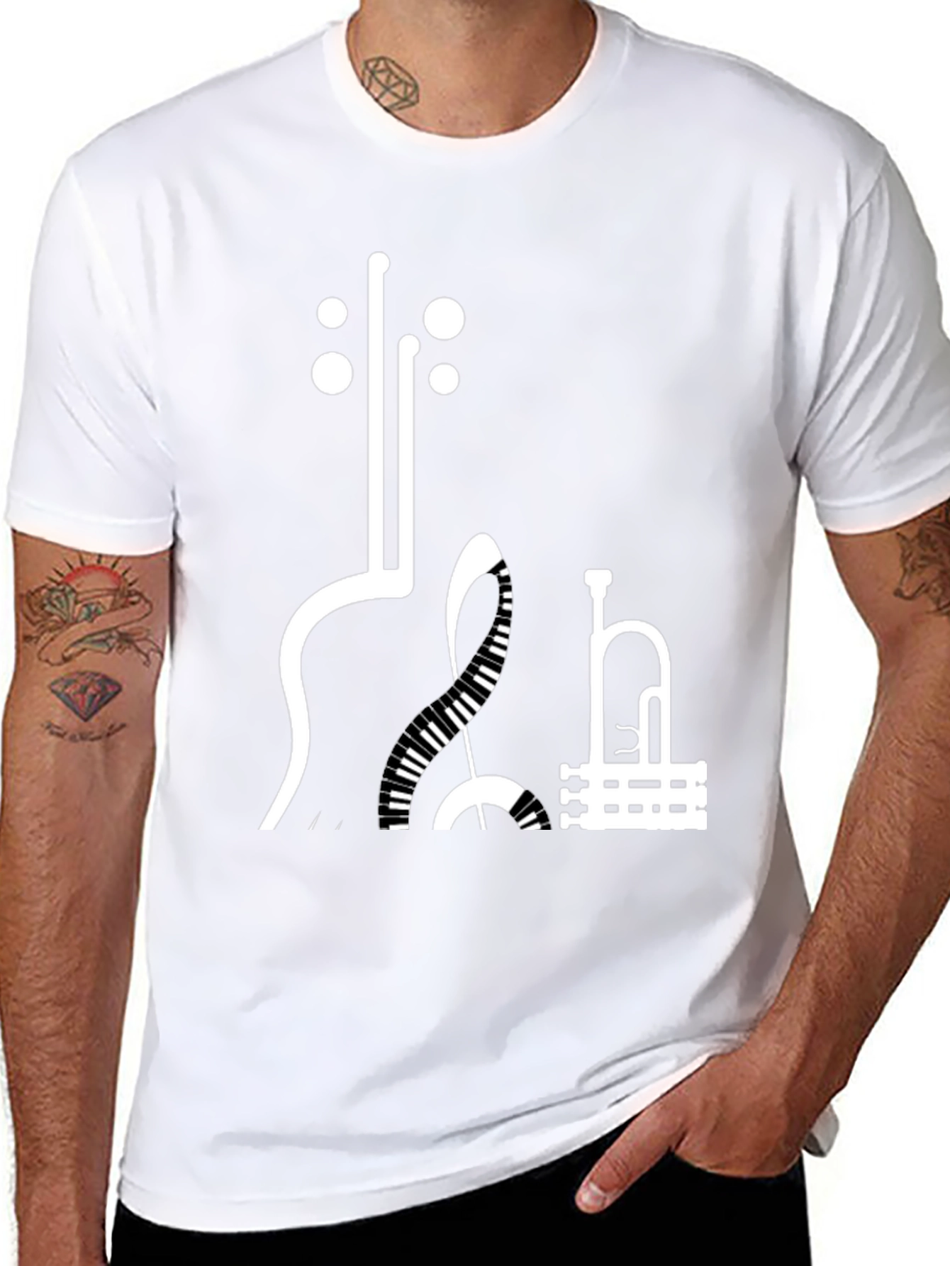 Musical Instruments Graphic T-Shirt