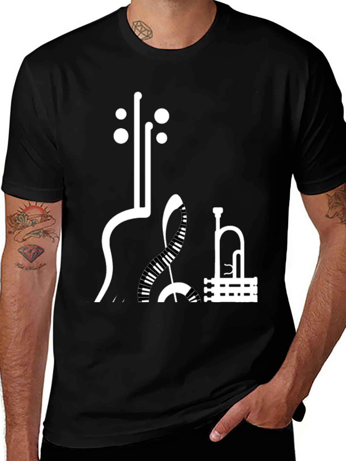 Musical Instruments Graphic T-Shirt
