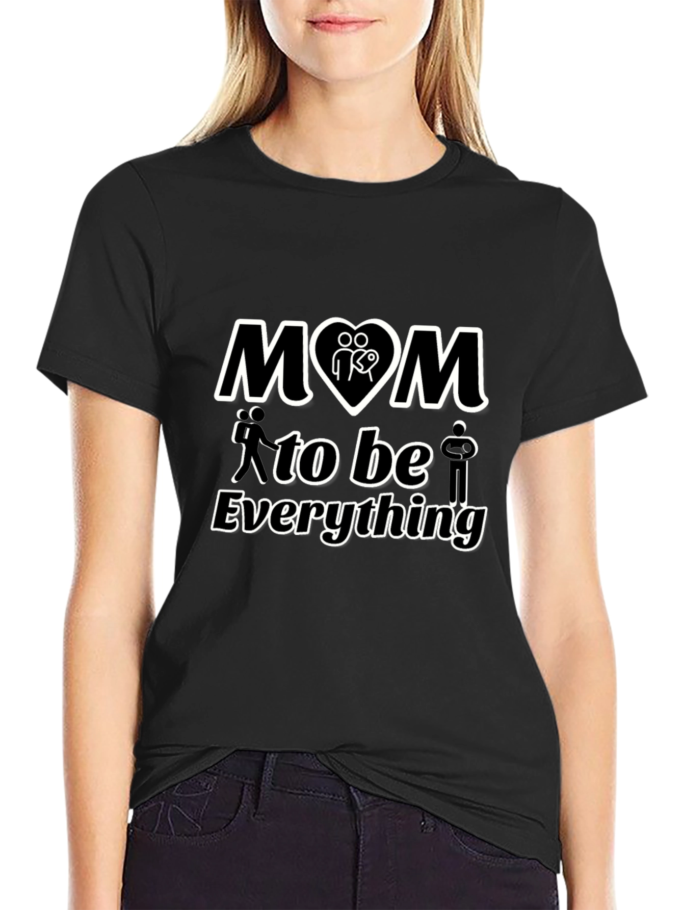 Mom To Be Graphic Tee - Expecting Mother Gift