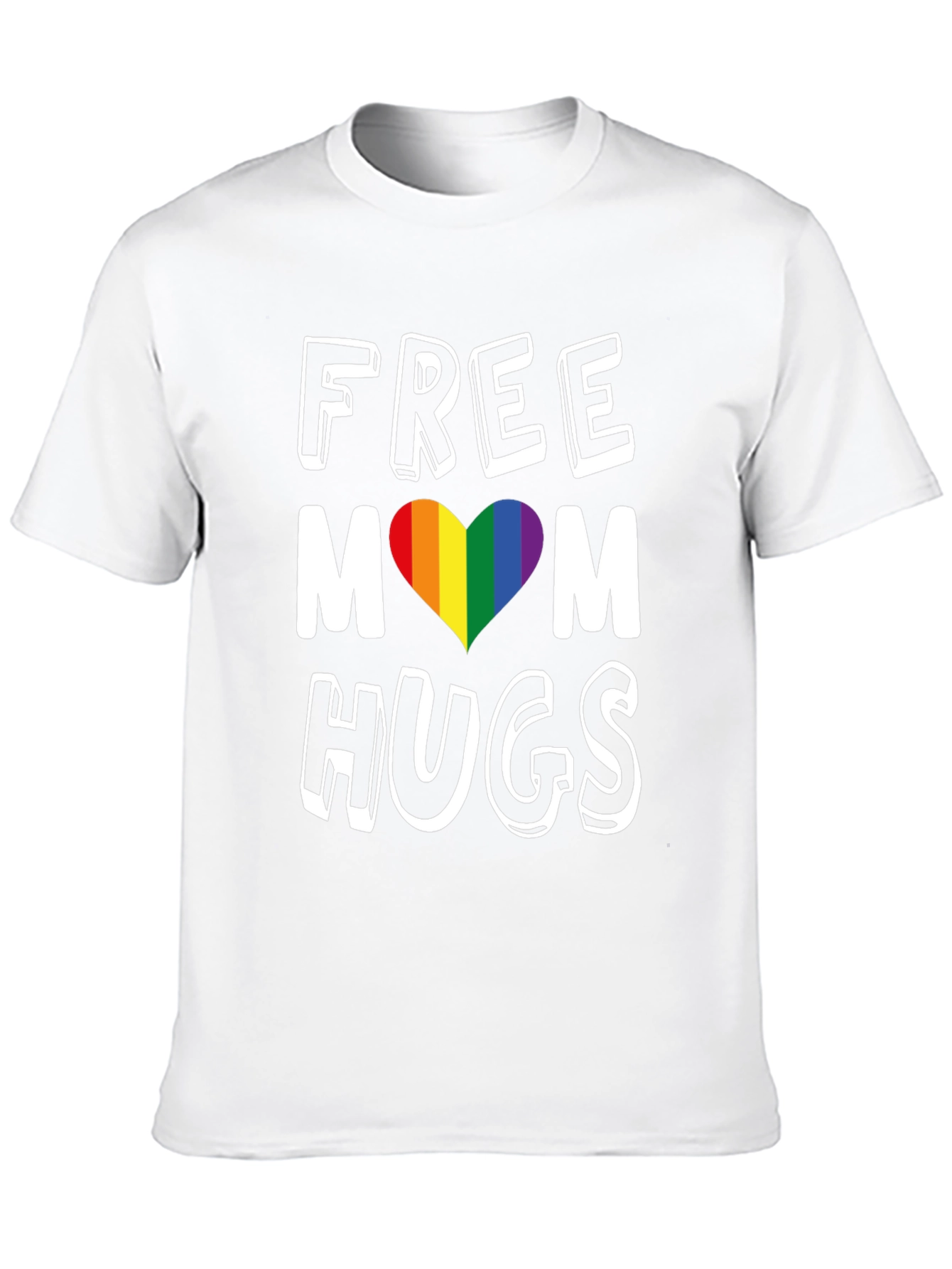 Free Mom Hugs LGBTQ+ Pride T-Shirt