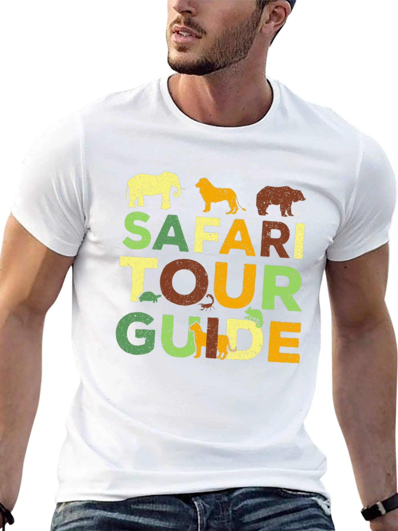 Safari Tour Guide T-Shirt Graphic Tee