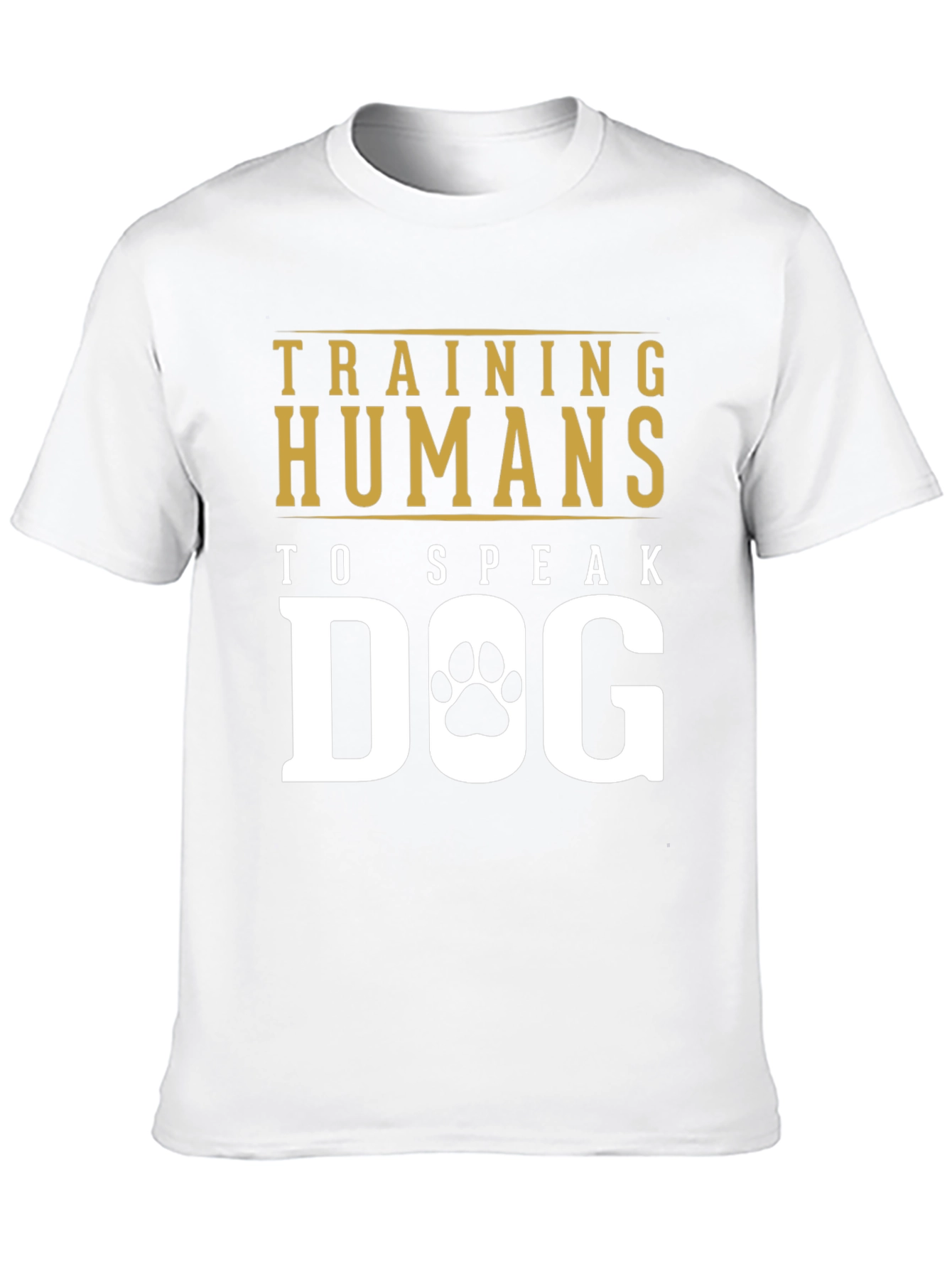 Training Humans to Speak Dog Black T-Shirt