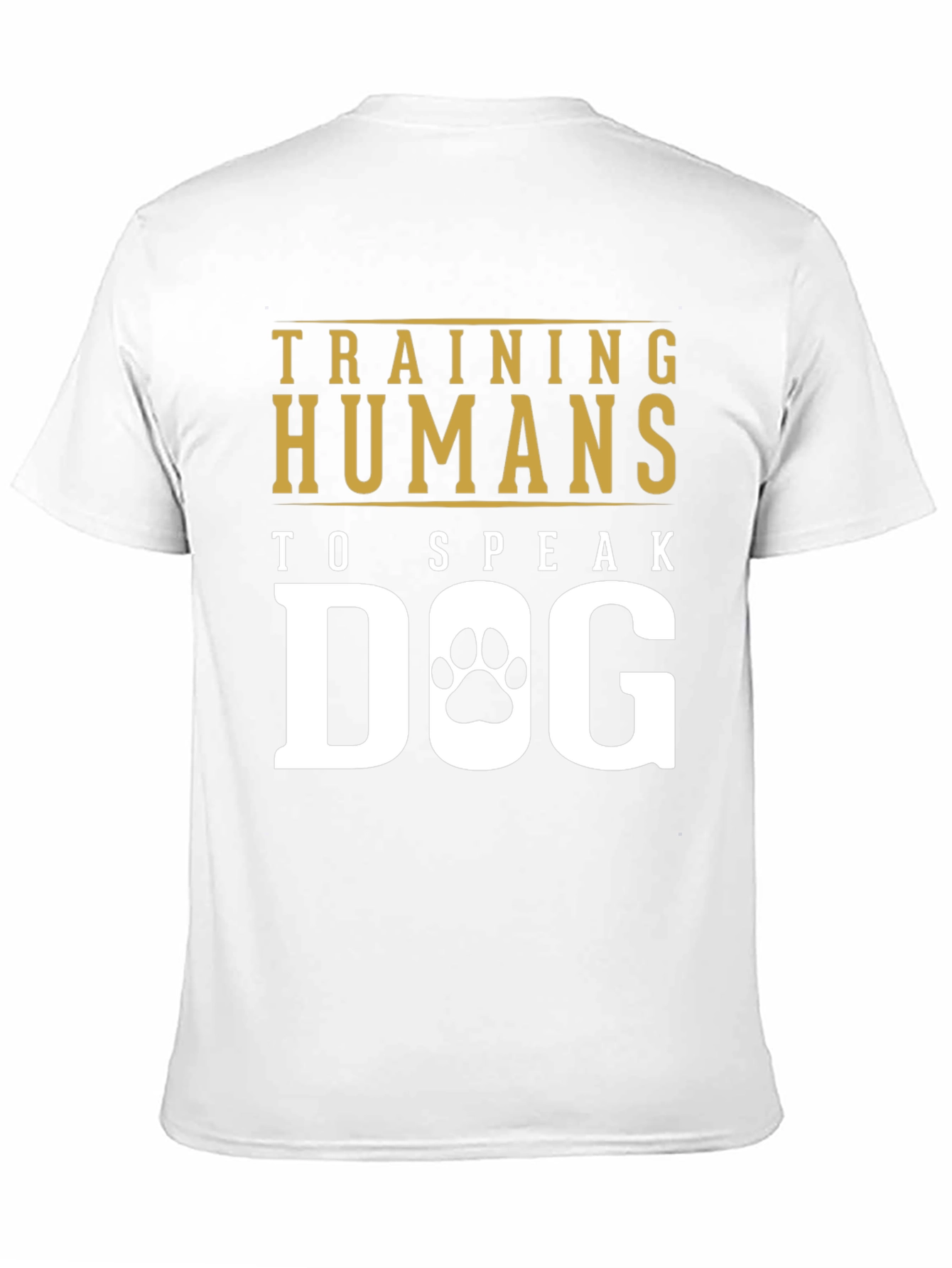 Training Humans to Speak Dog Black T-Shirt