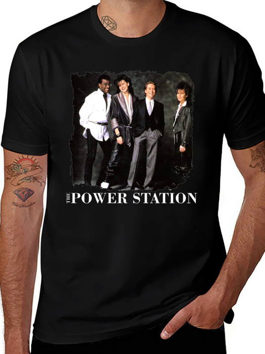 The Power Station Band T-Shirt - Vintage Rock Tee