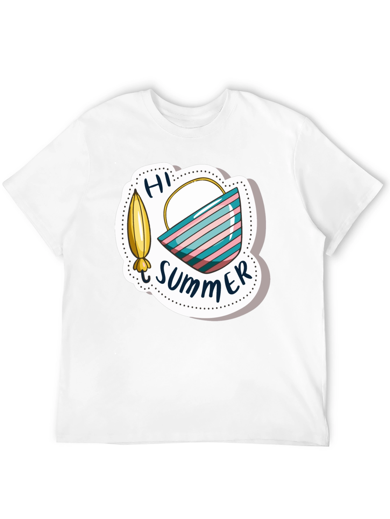 Hi Summer Graphic Tee - Black