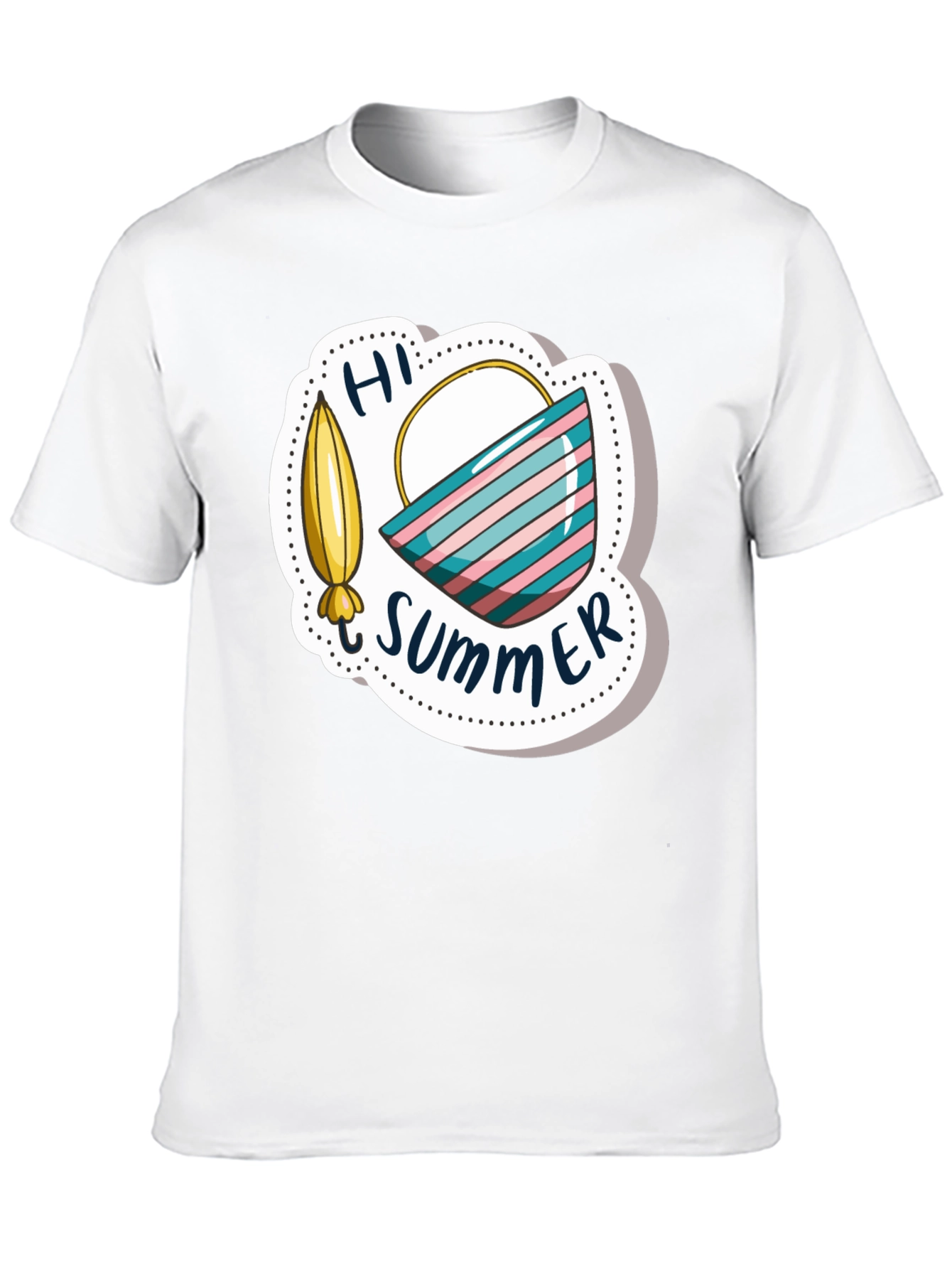 Hi Summer Graphic Tee - Black