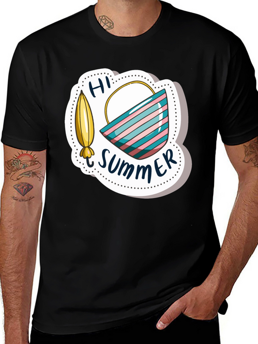 Hi Summer Graphic Tee - Black