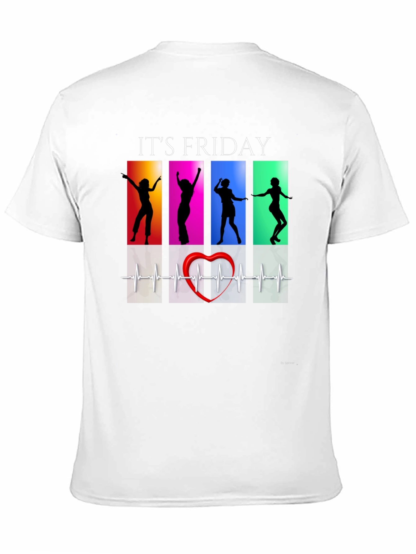 Its Friday Heartbeat Dancing Graphic T-Shirt