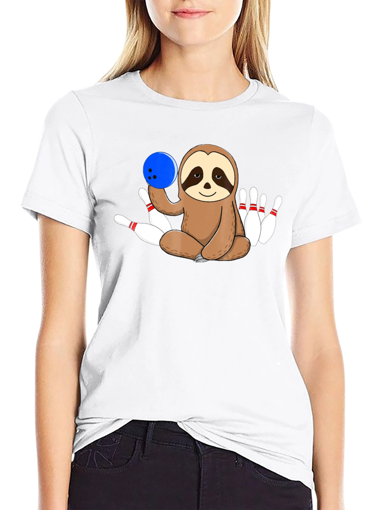 Sloth Bowling T-Shirt - Strike in Style!
