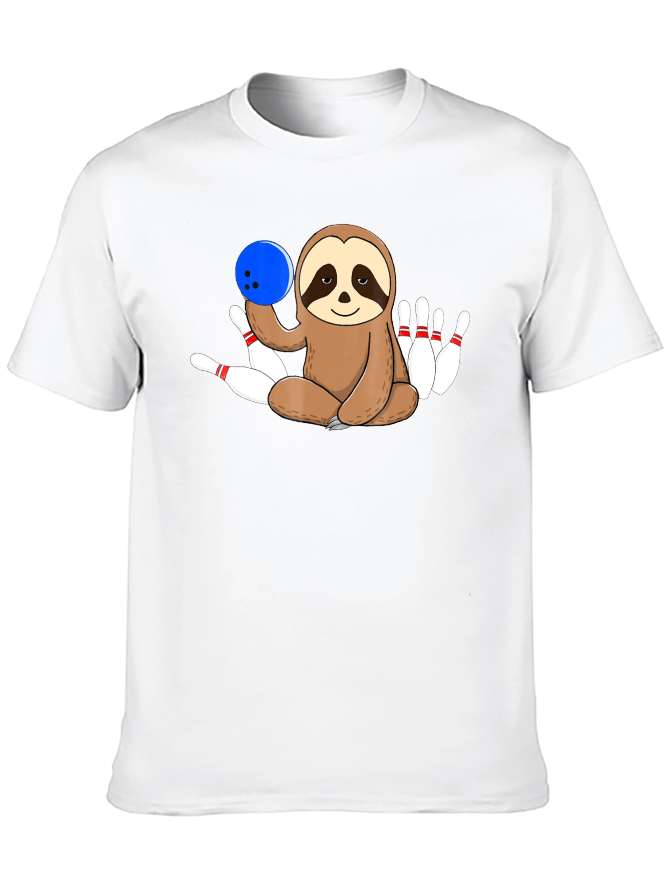 Sloth Bowling T-Shirt - Strike in Style!