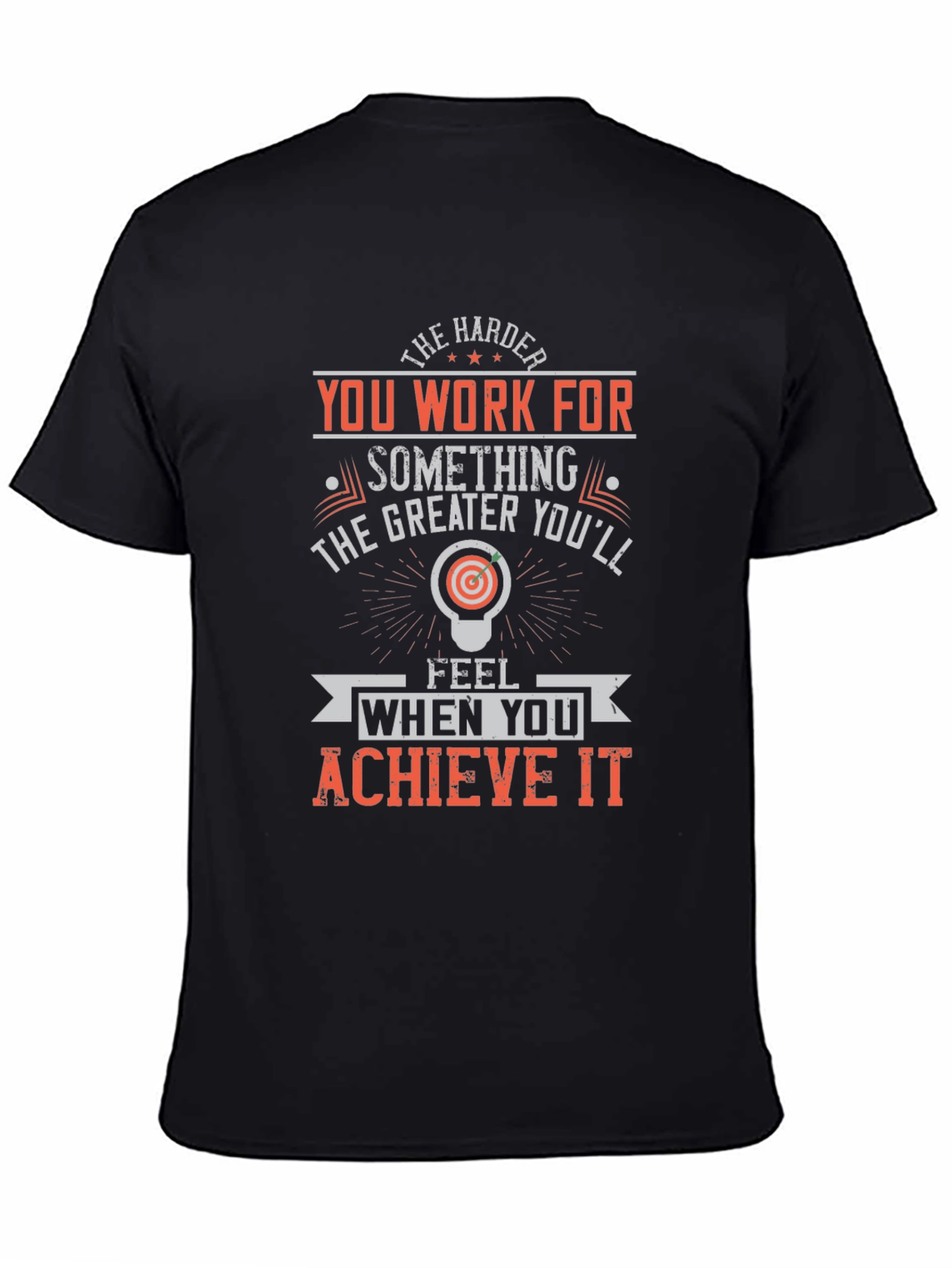 Motivational Graphic T-Shirt - Hard Work Pays Off