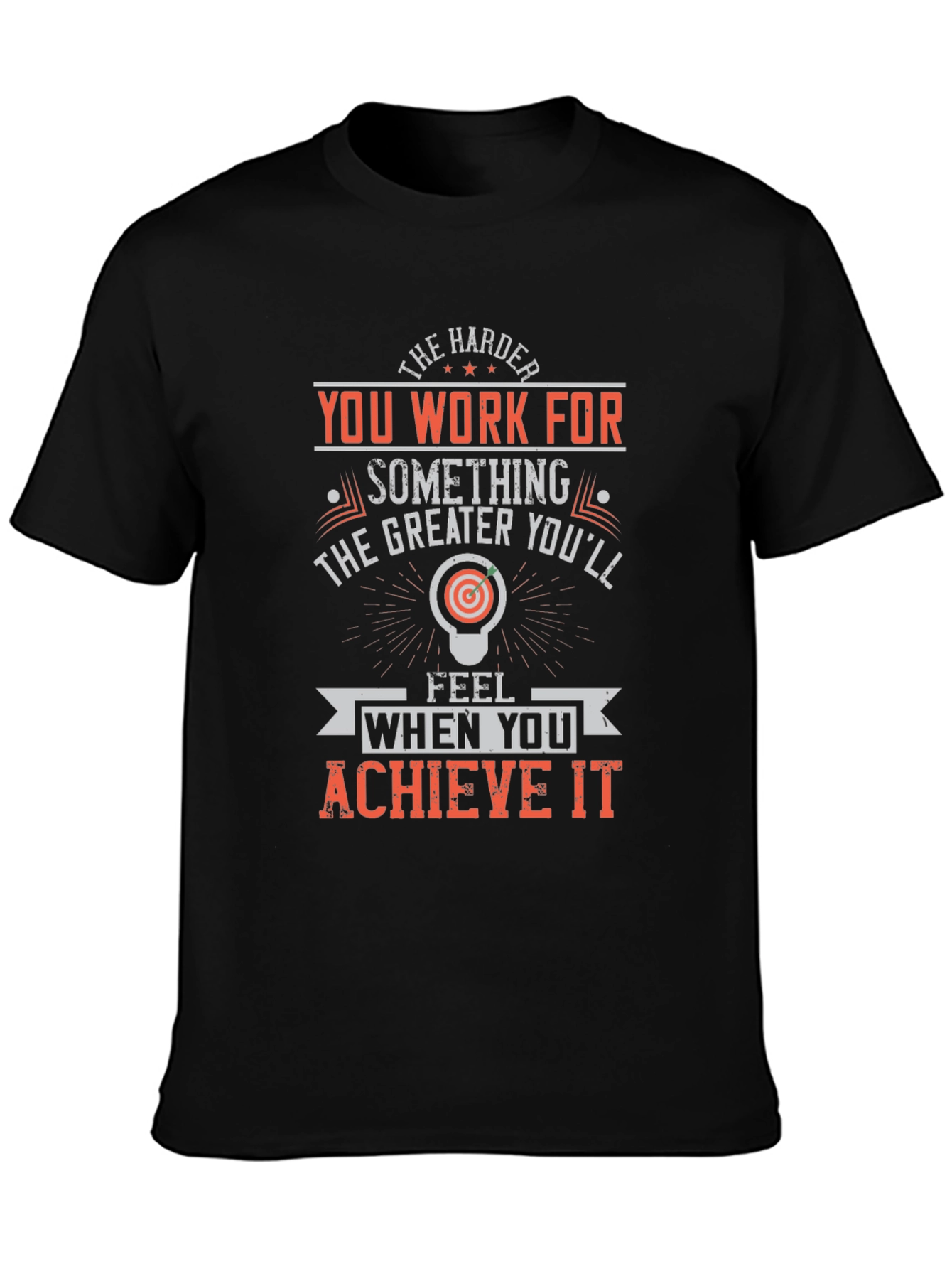 Motivational Graphic T-Shirt - Hard Work Pays Off