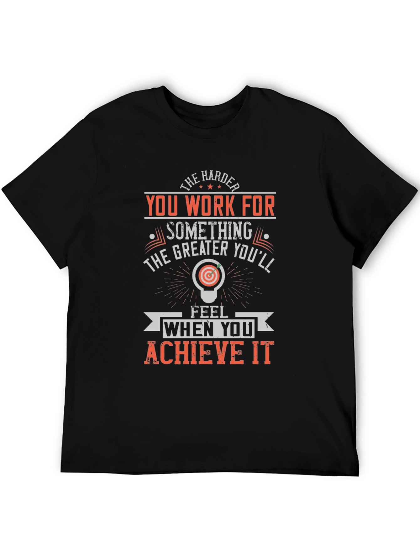 Motivational Graphic T-Shirt - Hard Work Pays Off