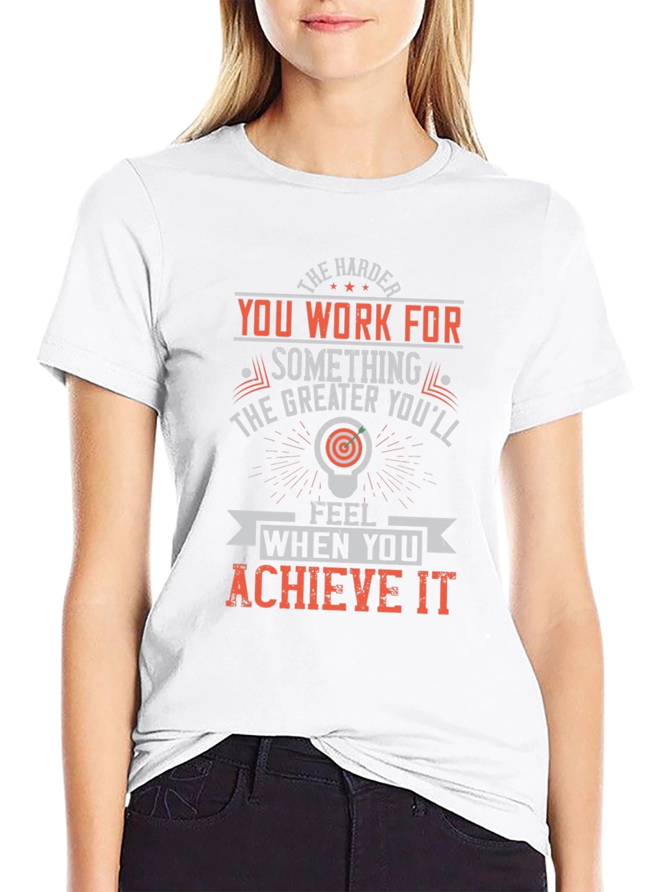 Motivational Graphic T-Shirt - Hard Work Pays Off