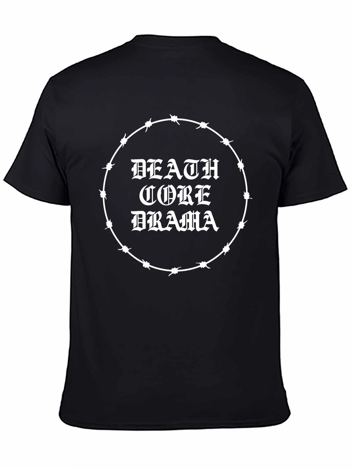 Deathcore Drama Barbed Wire Graphic Tee