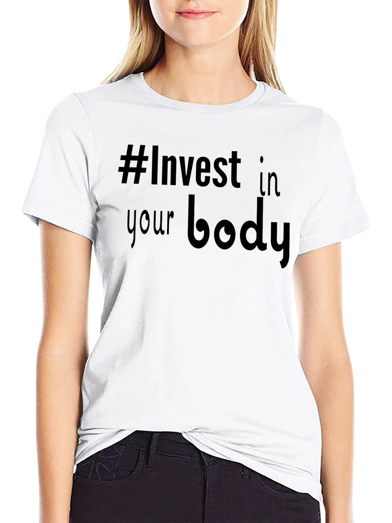 Invest in Your Body Black T-Shirt