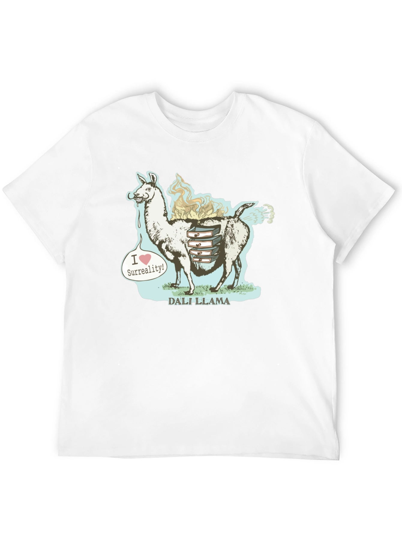 Dali Llama Graphic Tee - Surreal Art Shirt