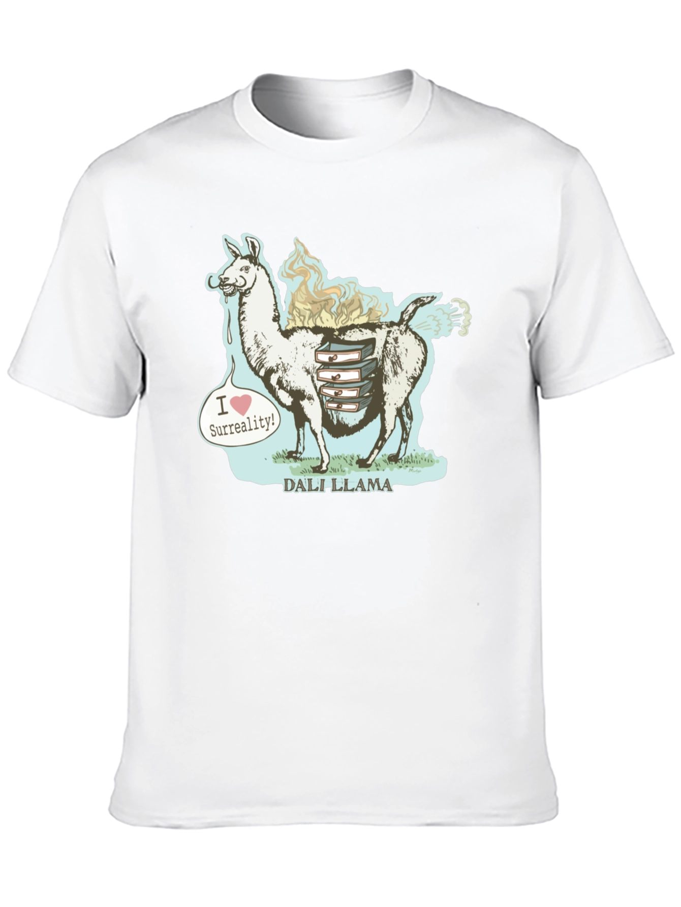 Dali Llama Graphic Tee - Surreal Art Shirt