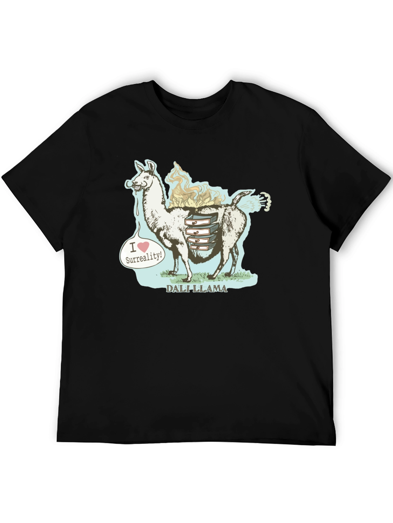 Dali Llama Graphic Tee - Surreal Art Shirt